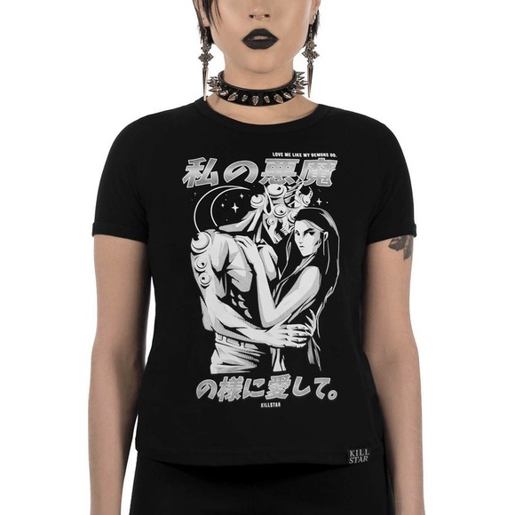KILLSTAR Demon Lover Ringer Top - Picture 4 of 5